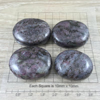 1.6"+ Garnet Palmstone - Hand Carved, Polished - *STRENGTH* - *SECURTIY* - Reiki Healing