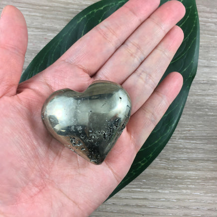 BIG GORGEOUS Pyrite Palmstones - Nice, Thick, Polished, Shiny! - *Vitality* - *Creativity* - *Confidence* - *Will Power* - Reiki Energy