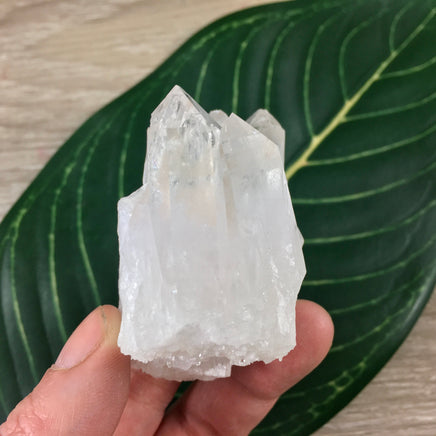 2" Clear Quartz Cluster on Matrix -Chunky - Lovely Points, Unpolished, Natural - *Stone of Light" - Reiki Energy