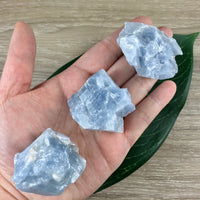 Chunky Blue Calcite - Rough, Unpolished - *SOOTHING* - *ASTRAL TRAVEL* - Throat Chakra Crystal - Reiki Healing