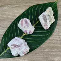 3 pieces Pink Tourmaline on Matrix -Rough, Natural, Unpolished, Raw - *LOVE" - "EMOTIONAL HEALING" - Heart Chakra