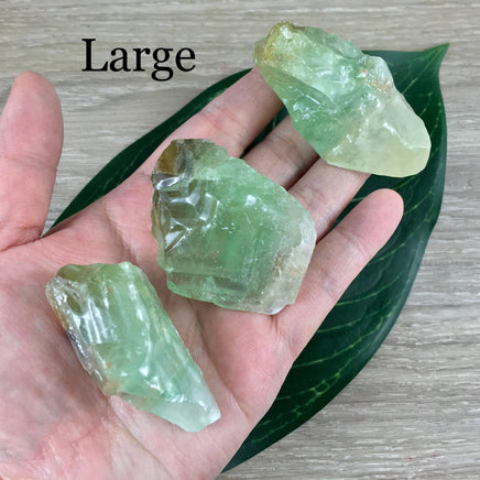 Green Calcite 3 sizes to choose - Rough - Unpolished - Raw - *RELAXATION* - *Balance Emotions* - *Release Stress* - Heart Chakra