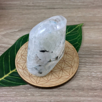 2.25" Rainbow Moonstone Free Form Obelisk - Smooth, Polished - *MYSTERY* - *SELF-DISCOVERY* - *Intuition* - Reiki Healing