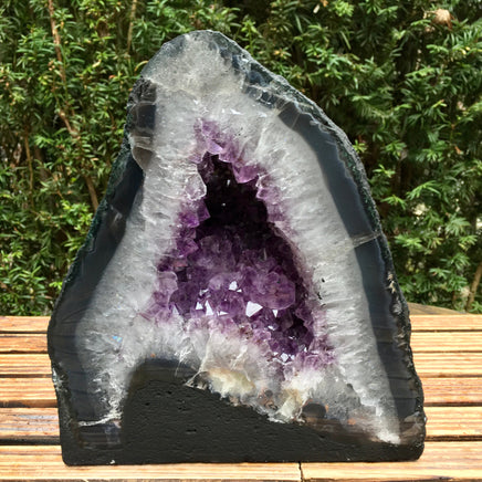 Amethyst Cathedral - 9" High - DARK Sparkling Points - Great Overall Shape - Rough, Natural - *CALMING* - Reiki Energy
