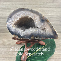 BIG  7" Agate Geode - 3 lbs+ Lovely Crystallized Quartz - Rough, Natural, No Dyes - Excellent Quality! - Reiki Energy