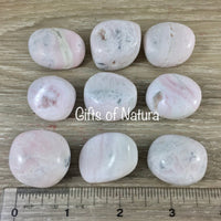 Gorgeous!  Mangano Calcite - Tumbled (1"+) - Natural, No Dyes - *Stone of Forgiveness", "Release Fear & Grief", *Lifts Tension*