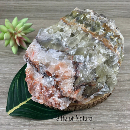 BIG 5" Rainbow Calcite (2.73 lbs) - Rough, Natural - *Combats Emotional Stress", "Heightens Energy", "Excellent Study Aid" - Reiki Energy