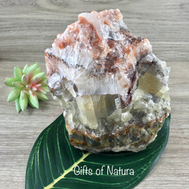 BIG 5" Rainbow Calcite (2.73 lbs) - Rough, Natural - *Combats Emotional Stress", "Heightens Energy", "Excellent Study Aid" - Reiki Energy
