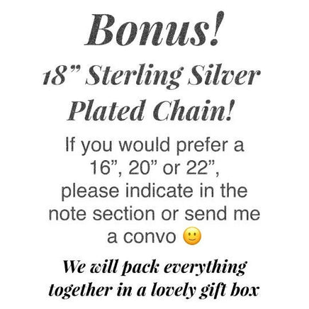 Genuine Aquamarine Pendant on 925 Sterling Silver - Bonus Chain - *Soothing* - *Enhance Communication* - *Truth*