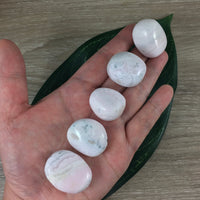 Gorgeous!  Mangano Calcite - Tumbled (1"+) - Natural, No Dyes - *Stone of Forgiveness", "Release Fear & Grief", *Lifts Tension*