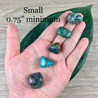 Lovely Chrysocolla - Tumbled, Smooth, Natural, NO DYES, Polished - *Communication*, *Expression of Sacred*. *Goddess Energies*