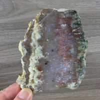 3.5" Nyssa Plume Agate - Natural, Rough Edge, Unpolished - True Beauty of Nature!