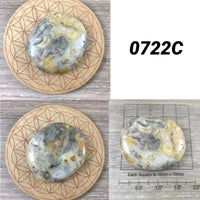 Crazy Lace Agate Palmstone | Worry Stone - You Pick!  Natural, No Dyes - *OPTIMISM* - *Laughter Stone* - *Self-Confidence* - Reiki Healing