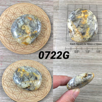 Crazy Lace Agate Palmstone | Worry Stone - You Pick!  Natural, No Dyes - *OPTIMISM* - *Laughter Stone* - *Self-Confidence* - Reiki Healing