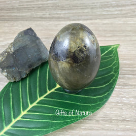 2" Flashy Labradorite Egg - Natural, Polished, Smooth - *Stone of Magic* - Reiki Healing