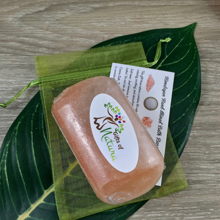 Himalayan Salt Cleansing Bar - 84 Minerals, Natural, Unscented - Anti-bacterial - Excellent Gift!!