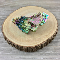 2.25" Bismuth Specimen (2.77 oz) -EXACT PIECE - Lab-Grown, High Purity - *Change Complex Thought*, "Team Cohesiveness", "Isolation"