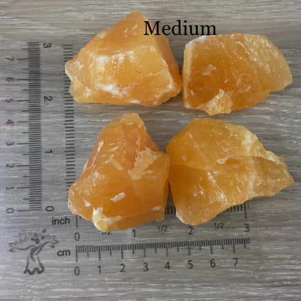 Orange Yellow Calcite - 3 sizes to choose from - Rough, Unpolished - *CREATIVITY* - *PLAYFULNESS* - *INNOVATION* - Reiki Energy