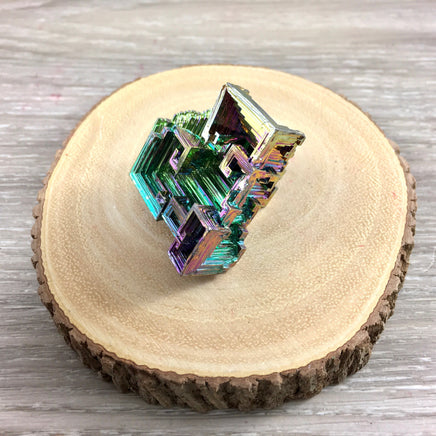 1.45" Bismuth Specimen (2.26 oz) -EXACT PIECE - Lab-Grown, High Purity - *Change Complex Thought*, "Team Cohesiveness", "Isolation"