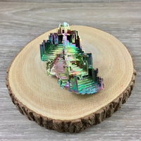 2.25" Bismuth Specimen (2.77 oz) -EXACT PIECE - Lab-Grown, High Purity - *Change Complex Thought*, "Team Cohesiveness", "Isolation"