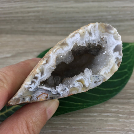 2.6" Small Agate Geode with Quartz - Natural, Unpolished, No Dyes - Simply Beautiful!