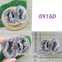 Agate Geodes from British Columbia, Canada - Natural, No Dyes, Polished One Side - One of a Kind - *Abundance* - *Luck* - *Balance*