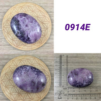 BIG!  Lepidolite Palm Stone (2.25"+) - Tumbled, Smooth - Beautiful Shimmer - *Emotional Healing & Balance* - *Serenity* - *Stress Relief*