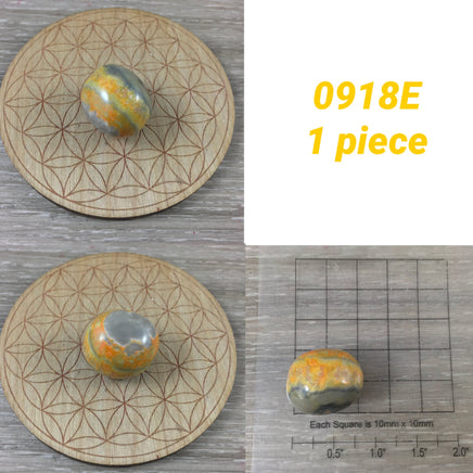 1 or 3 Pieces!  Bumble Bee Jasper Tumbled Stones - Pick Your Lot - *JOY* - *MANIFESTATION* - *CONFIDENCE* - Solar Plexus Chakra Crystal