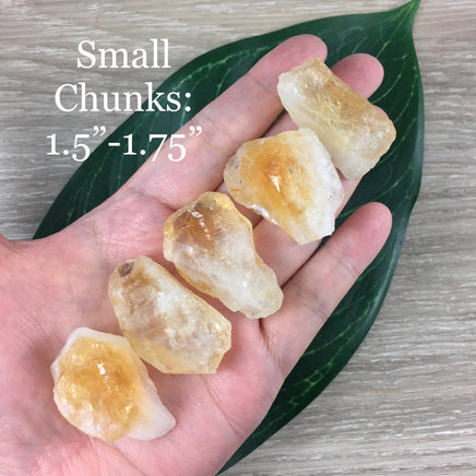 Brazilian Citrine Chunk - Rough, Raw, Unpolished - *Personal Will* - *Abundance* - *Manifestation* - Reiki Energy