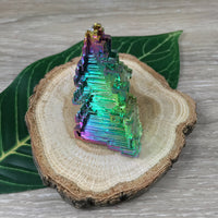 2" Bismuth Specimen (2.26 oz) -EXACT PIECE - Lab-Grown, High Purity - *Change Complex Thought*, "Team Cohesiveness", "Isolation"