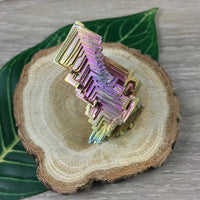 1.5" Bismuth Specimen (2.26 oz) -EXACT PIECE - Lab-Grown, High Purity - *Change Complex Thought*, "Team Cohesiveness", "Isolation"