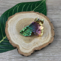 1.5" Bismuth Specimen (0.71 oz) -EXACT PIECE - Lab-Grown, High Purity - *Change Complex Thought*, "Team Cohesiveness", "Isolation"